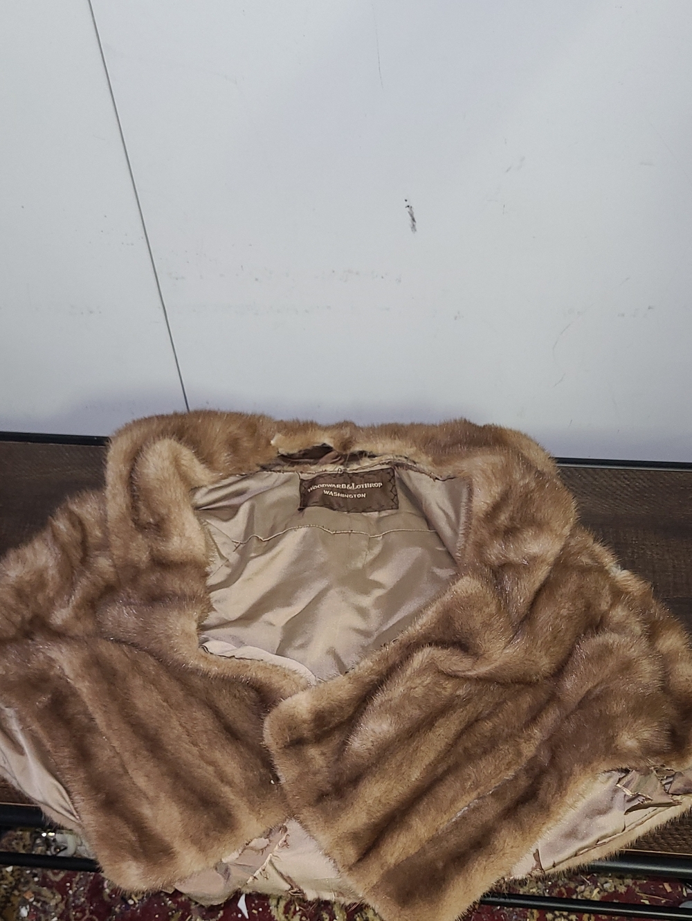 Brown Faux Fur Womens Coat Autumn Haze Mutation Mink Emba